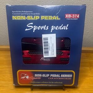 Sports Pedal Non-Slip Car Pedal - Red